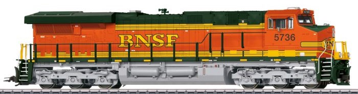 Trix 25447  locomotiva diesel elettrica General Electric ES44AC della BNSF